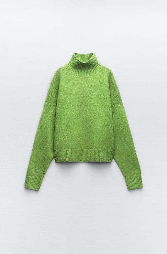 πράσινο πουλόβερ μαλακό