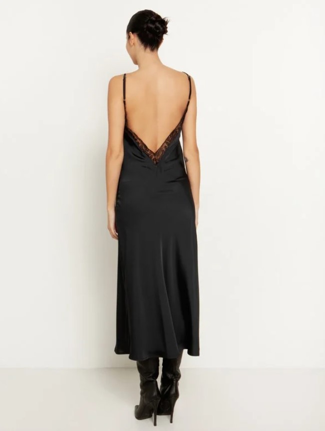 lingerie μαύρο φόρεμα